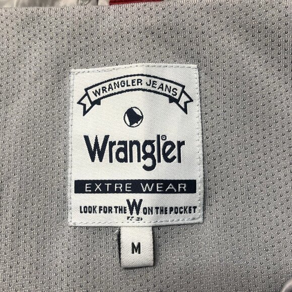 Wrangler Silver Water Resistant Light Jacket Size Medium - Picture 3 of 14